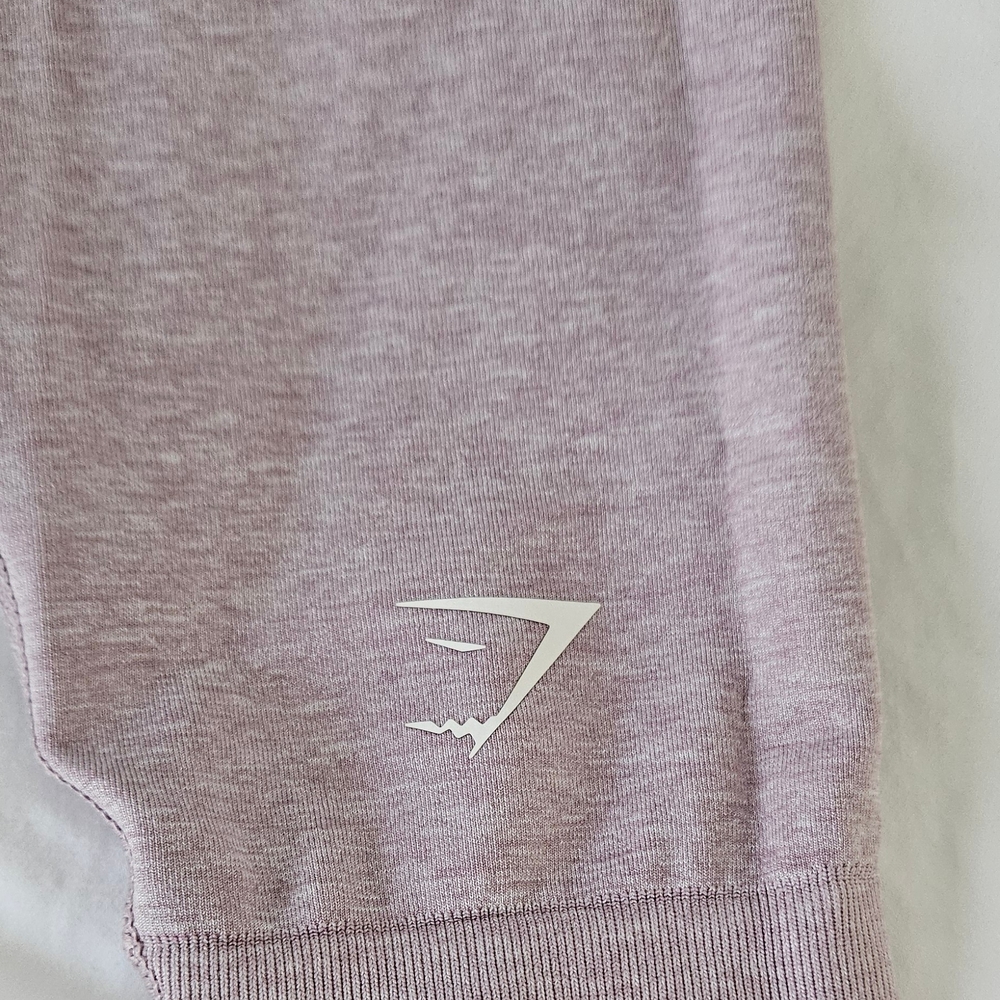 Gymshark 2 PIECE SET Crop Top And Leggings Lavender - Picture 10 of 13